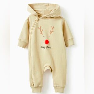 BNWT-Cotton-on kids unisex Goldie hooded all in one jumper.